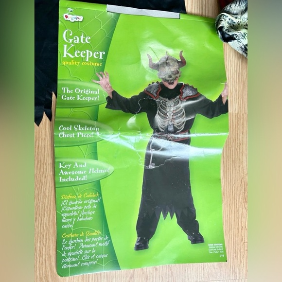 costume Disguise Gate Keeper boys size 7/8 lot of 5 pieces - Picture 6 of 8